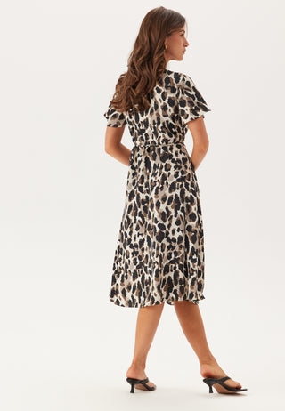 Vilovie S/S Wrap Midi Dress