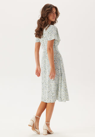 Vilovie S/S Wrap Midi Dress