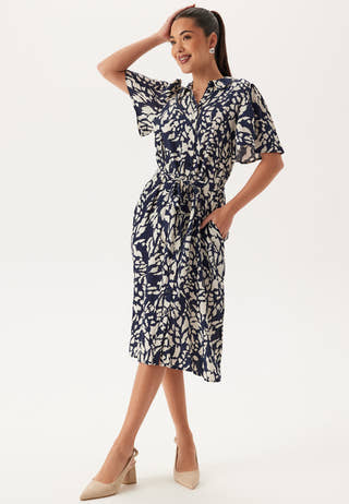 Vilullu S/S KNEE SHIRT DRESS K