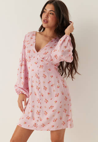 VIMALIN CORBA L/S SHORT DRESS