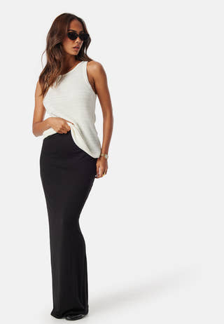 Vimargot open O-Neck S/L knit top