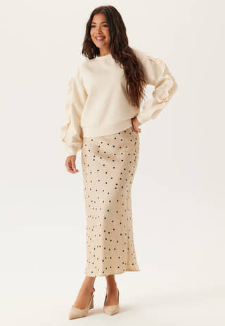 Vimentina Flounce O-neck L/S T