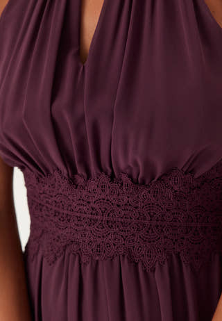 Vimilina Halterneck Maxi Dress