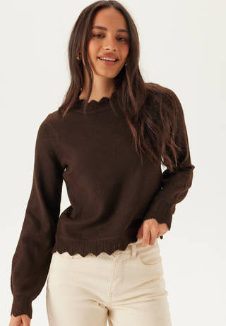 Vinikolina O-neck L/S KNIT TOP