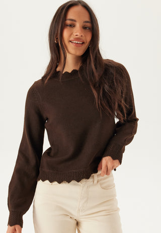 Vinikolina O-neck L/S KNIT TOP