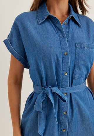Vinori S/S SHIRT DRESS - NOOS