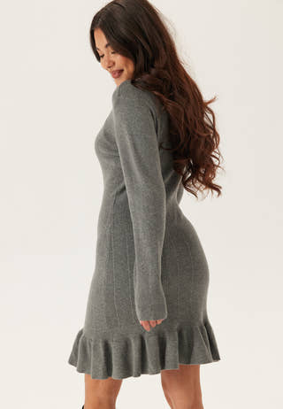 Vinorthy O-neck L/S FRILL KNIT