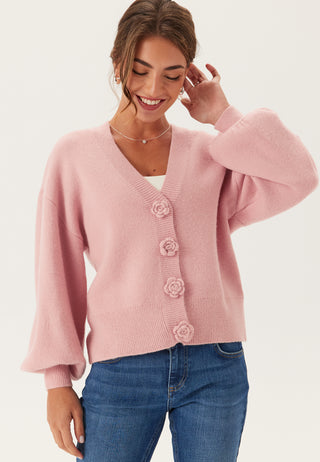 Viradia L/S ROSE CARDIGAN ROSE