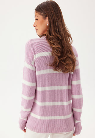 Viril Mockneck L/S Knit Rib Top