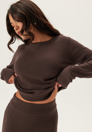 Viril O-neck L/S KNIT TOP