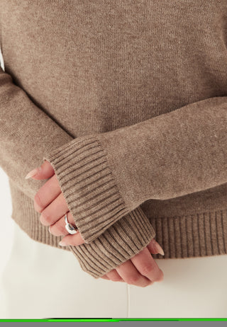 Viril O-neck L/S KNIT TOP