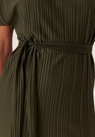 Vitahlia O-neck C/S MIDI DRESS