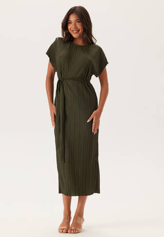 Vitahlia O-neck C/S MIDI DRESS