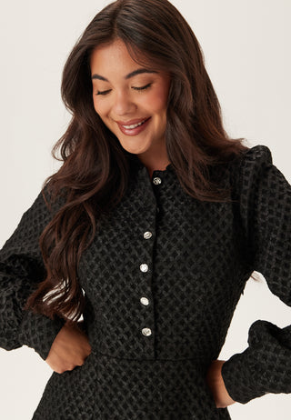 Vitaliama L/S JAQCUARD DRESS