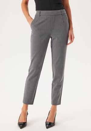 VILA VIVARONE HW SLIM NOOS - Broek - brown lentil/bruin VILA VIVARONE HW SLIM NOOS - Broek - brown lentil/bruin