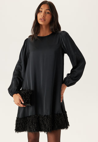 Viveer O-neck L/S SHORT DRESS