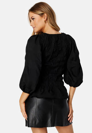 Wendya O-Neck Smock Top