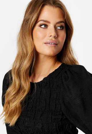Wendya O-Neck Smock Top