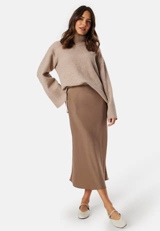 Pella High Waist Midi Skirt