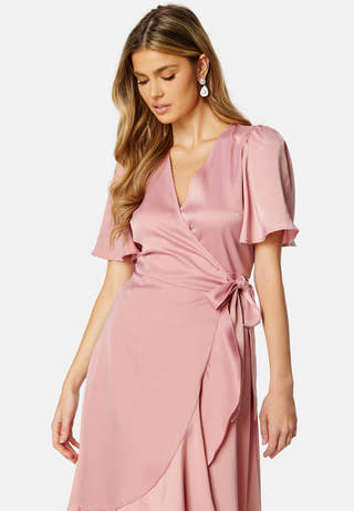 Thea 2/4 Midi Wrap Dress