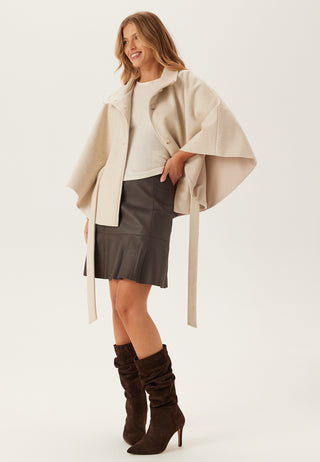 Yascolly Mw Naplon Leather Skirt