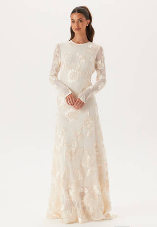 Yasfloree Ls Train Dress