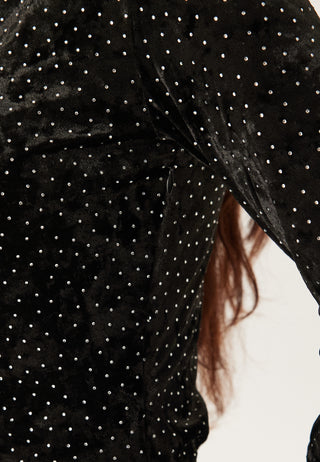 Yastillia Ls Velvet Long Dress